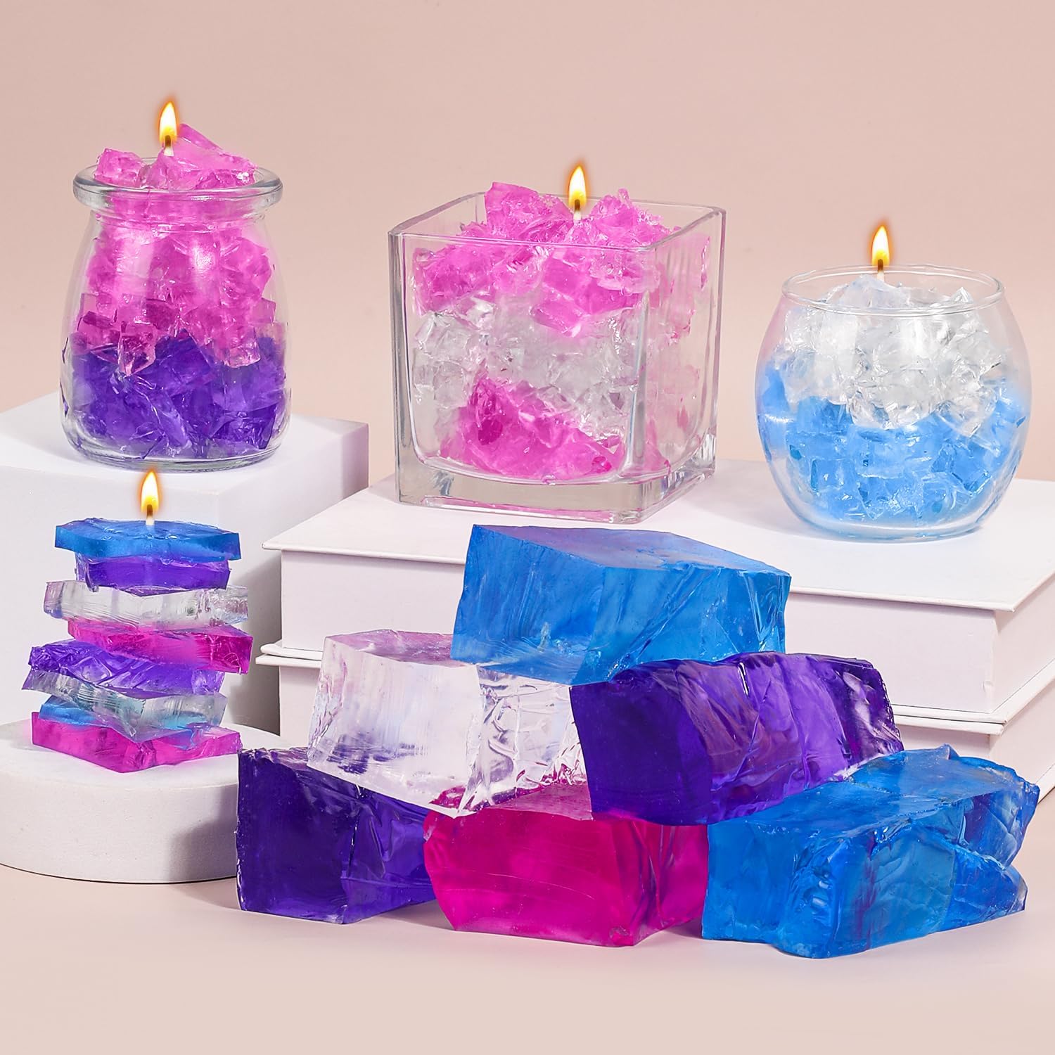 Candle Supplies To Make Candles - 100g Jelly Wax for Candle Making–