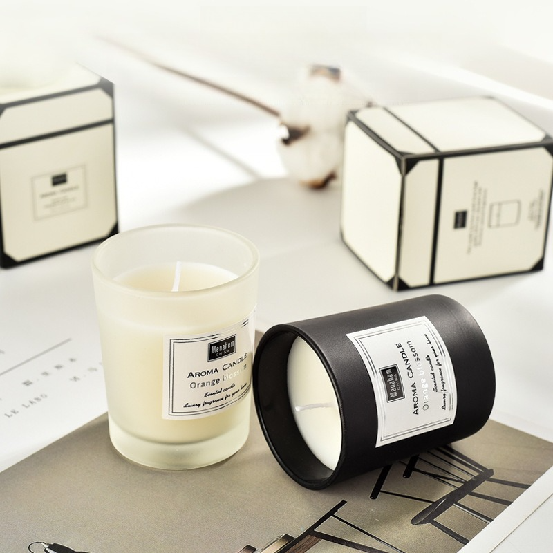 Candle Supplies Glass Jars - 3-Color Glass Jar Scented Candle Natural