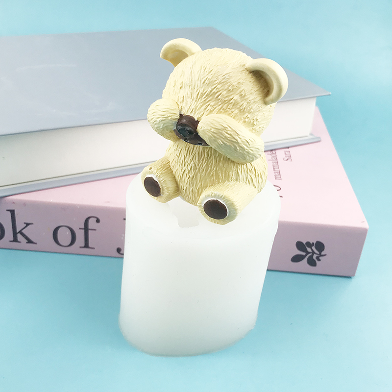 Blindfolded little bear Silico – обзор и цена Candle Supplies Eu