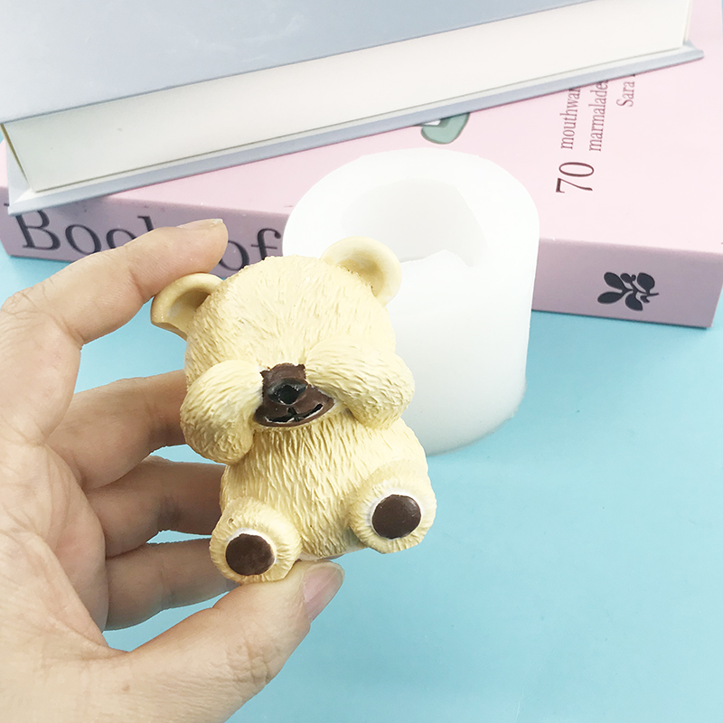Blindfolded little bear Silico – обзор и цена Candle Supplies Eu