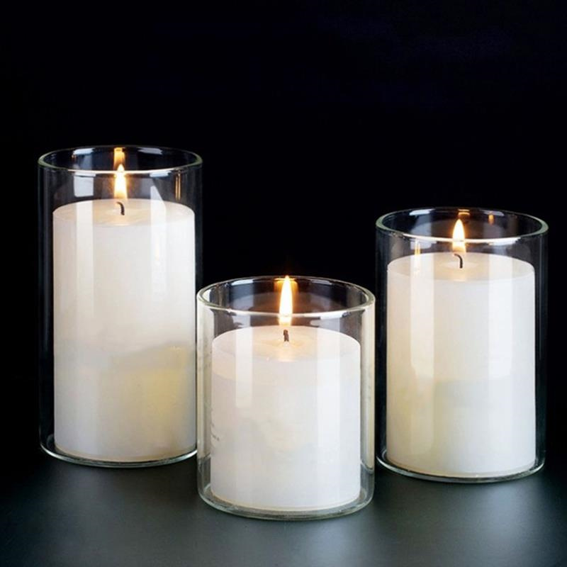 Simple Candle Cup Holder Trans – обзор и цена Candle Supplies Glass Jars