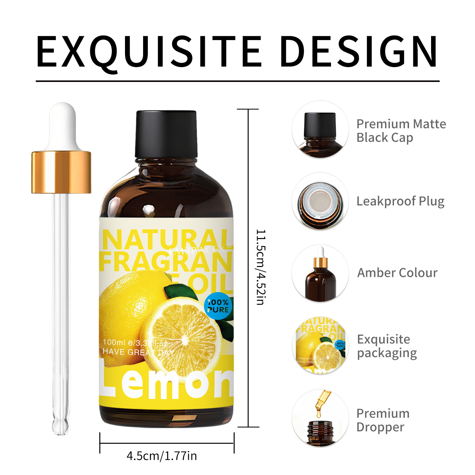 100ml Lemon Essential Oil Car  – обзор и цена Candle Supplies Essential Oils