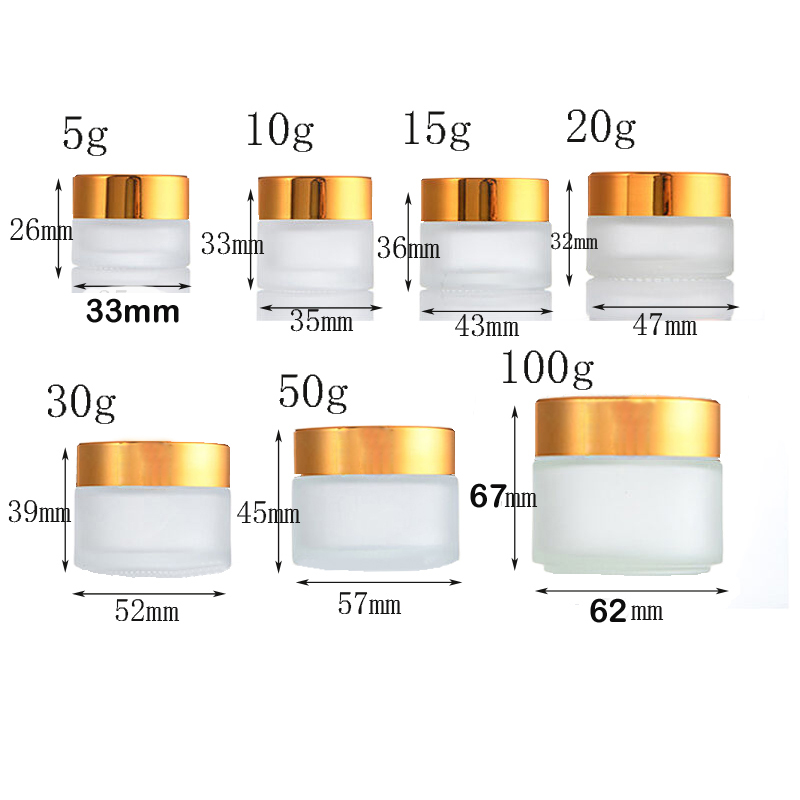 5Pcs 5g-100g Mini Amber Round  – обзор и цена Candle Supplies Glass Jars