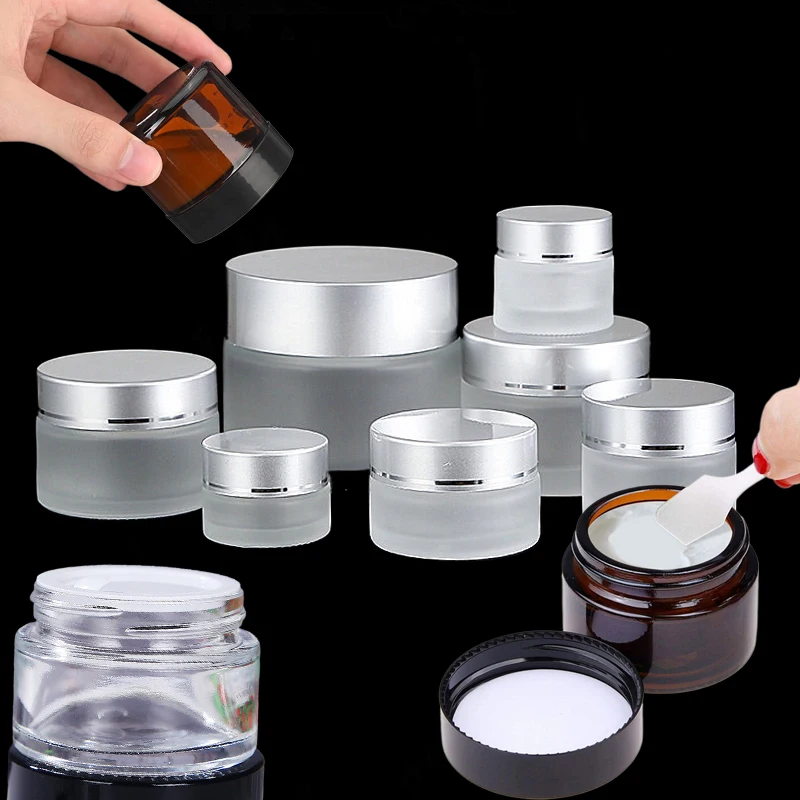 5Pcs 5g-100g Mini Amber Round  – обзор и цена Candle Supplies Glass Jars