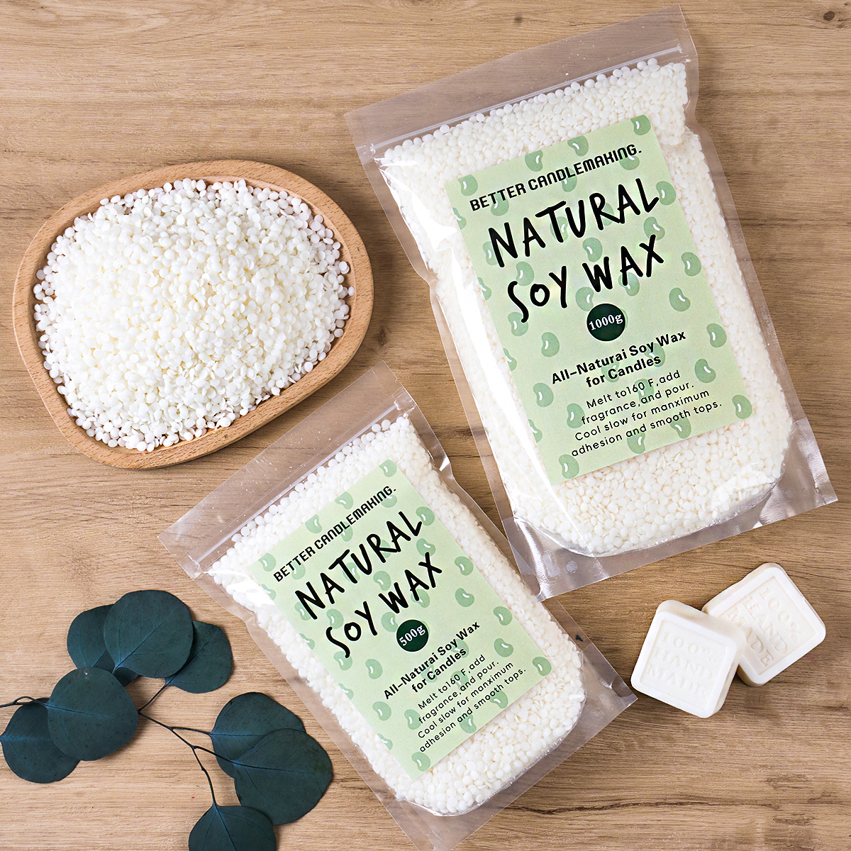 500g/1000g Natural Soy Wax DIY – обзор и цена Candle Supplies To Make Candles