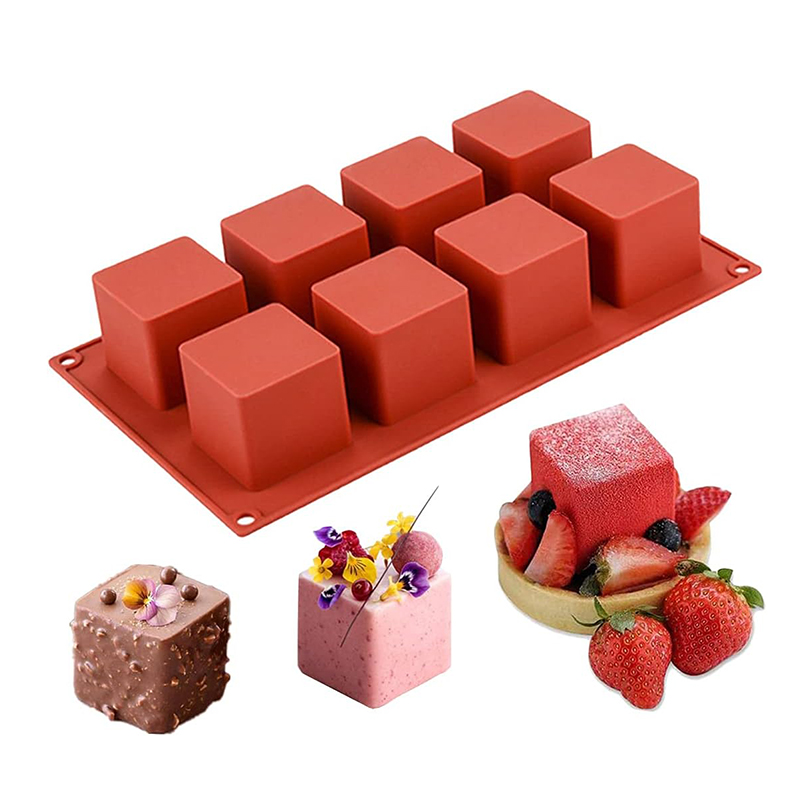 8 Cavity Square Mousse Cake Mo – обзор и цена Candle Supplies Eu
