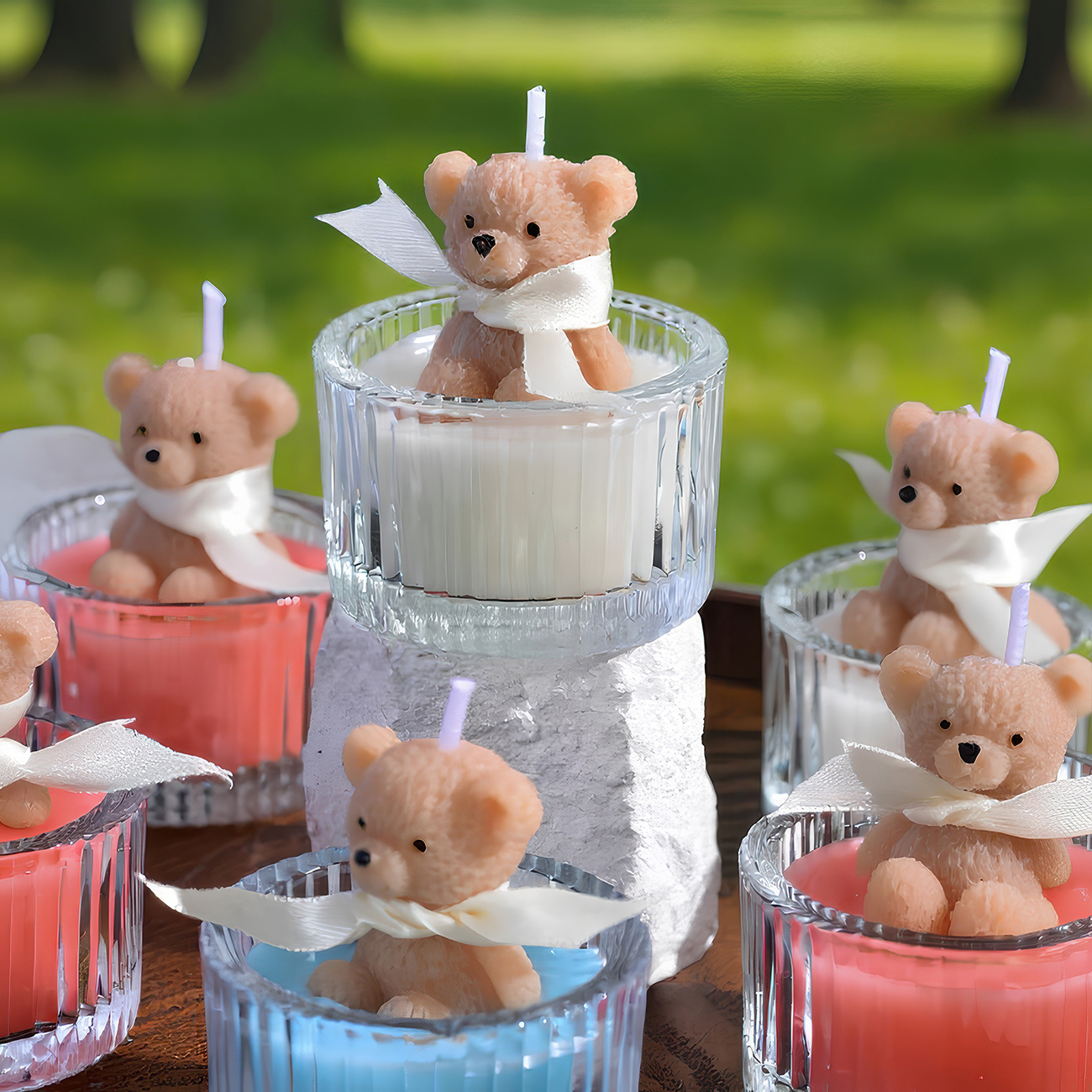 Scented Luxury Teddy Bear Soy  – обзор и цена Candle Supplies Glass Jars