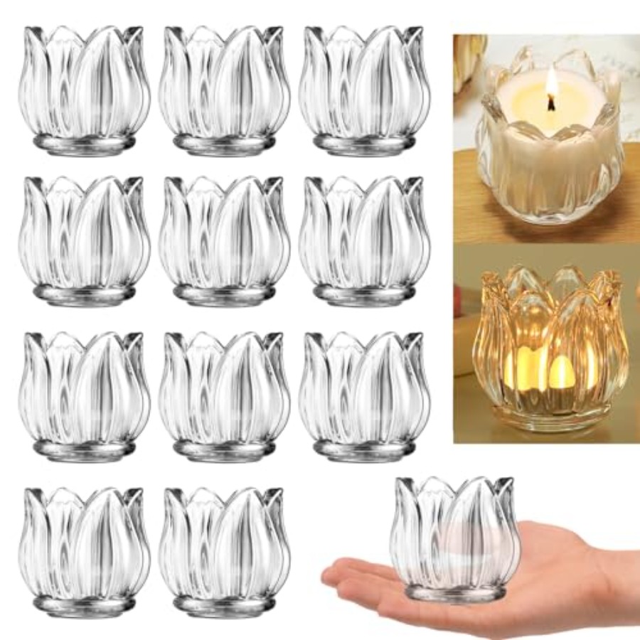 Pcs Votive Candle Holders Thic – обзор и цена Candle Supplies Glass Jars