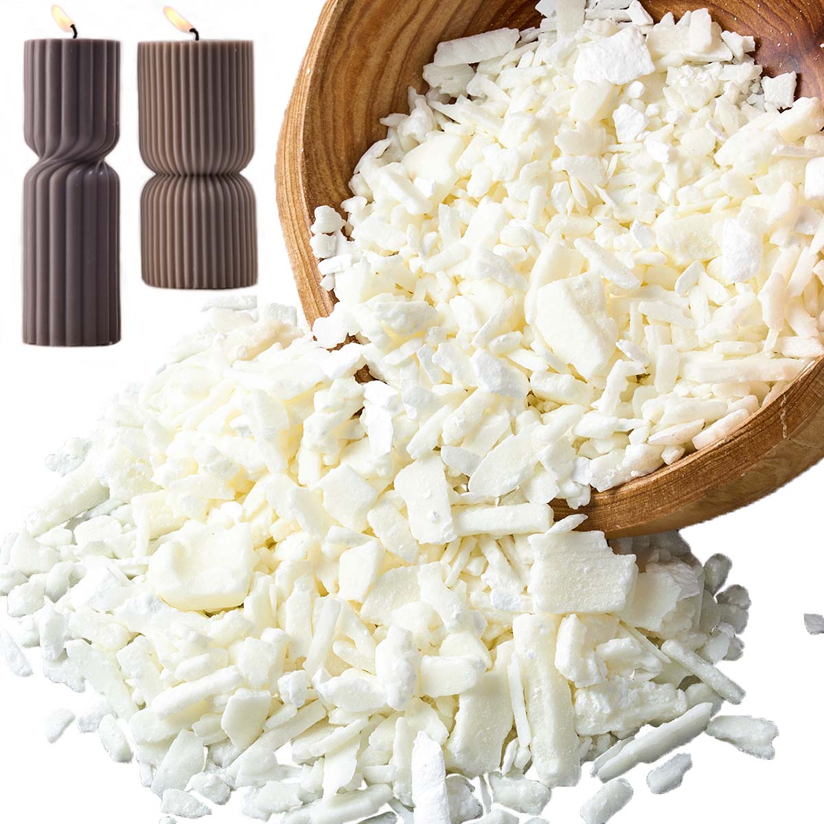 1 Pounds Pure White Soy Wax Fo – обзор и цена Candle Supplies To Make Candles