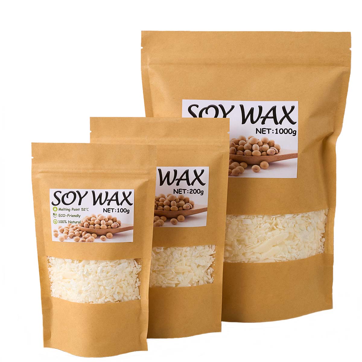 1 Pounds Pure White Soy Wax Fo – обзор и цена Candle Supplies To Make Candles