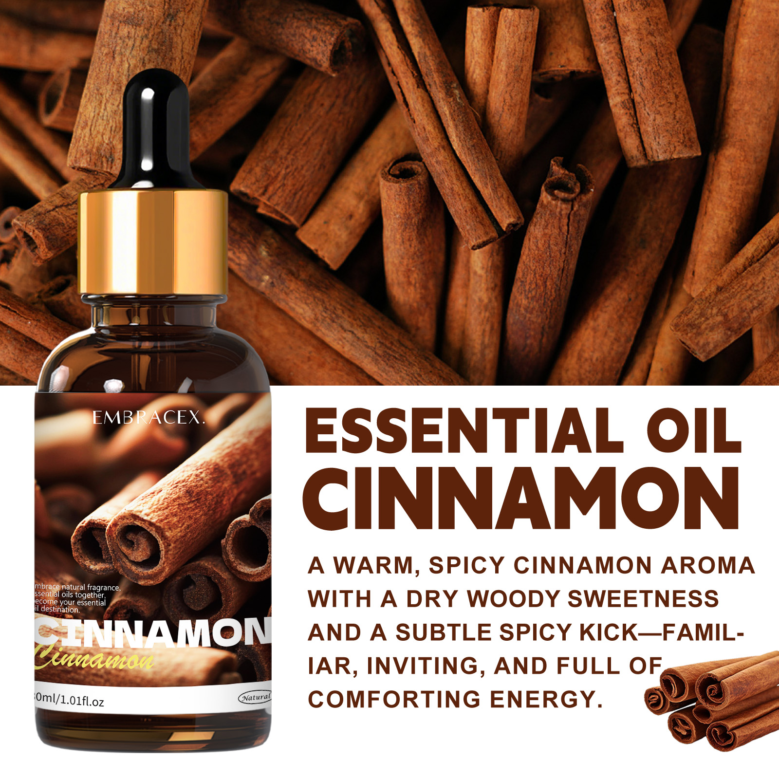 30ml Cinnamon Plant Essential  – обзор и цена Candle Supplies Essential Oils