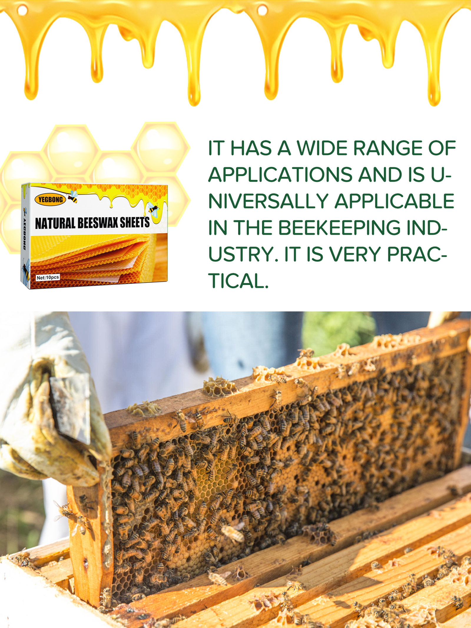 10Pcs Natural Honeycomb Bee Wa – обзор и цена Candle Supplies To Make Candles