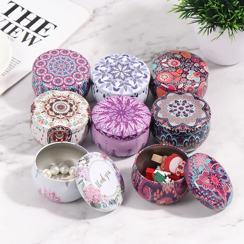 1PC 12Styles Empty Tinplate Bo – обзор и цена Candle Supplies Essential Oils