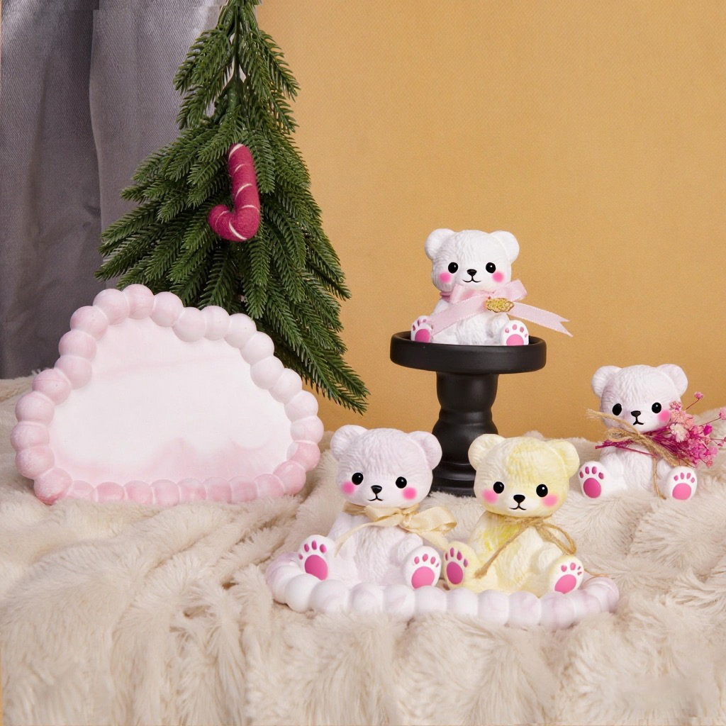 3PCS Couple Bear Silicone Mold – обзор и цена Candle Supplies To Make Candles
