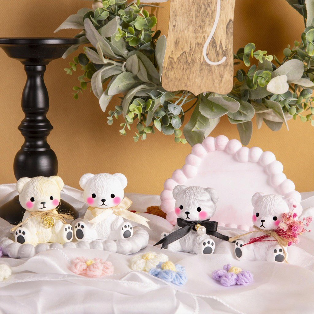 3PCS Couple Bear Silicone Mold – обзор и цена Candle Supplies To Make Candles