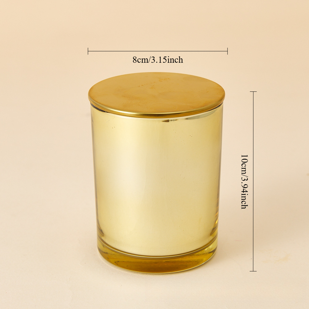 Gold Electroplating Candle Gla – обзор и цена Candle Supplies Glass Jars