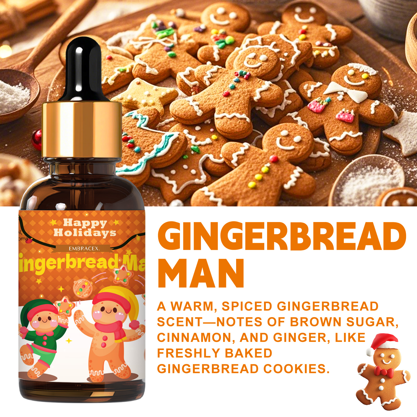 30ml Gingerbread Man  Essentia – обзор и цена Candle Supplies Essential Oils