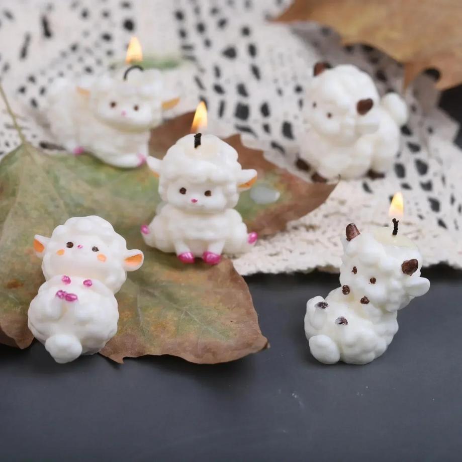 Creative Cartoon Sheep Silicon – обзор и цена Candle Supplies Eu