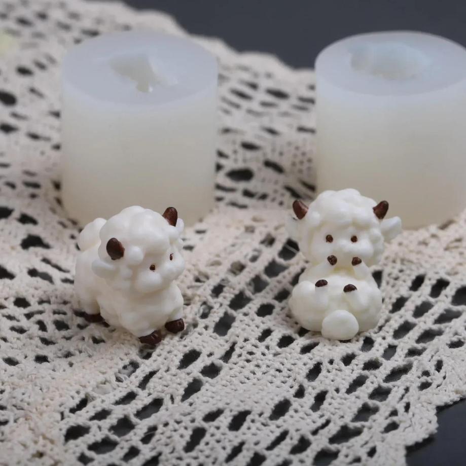 Creative Cartoon Sheep Silicon – обзор и цена Candle Supplies Eu