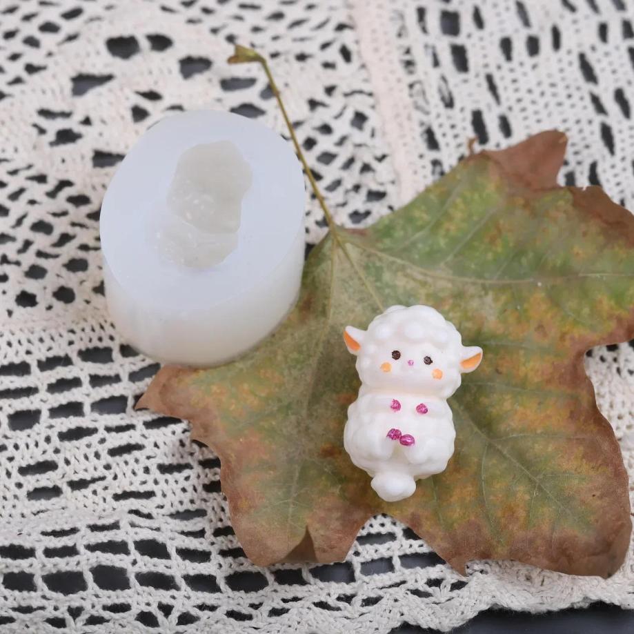 Creative Cartoon Sheep Silicon – обзор и цена Candle Supplies Eu