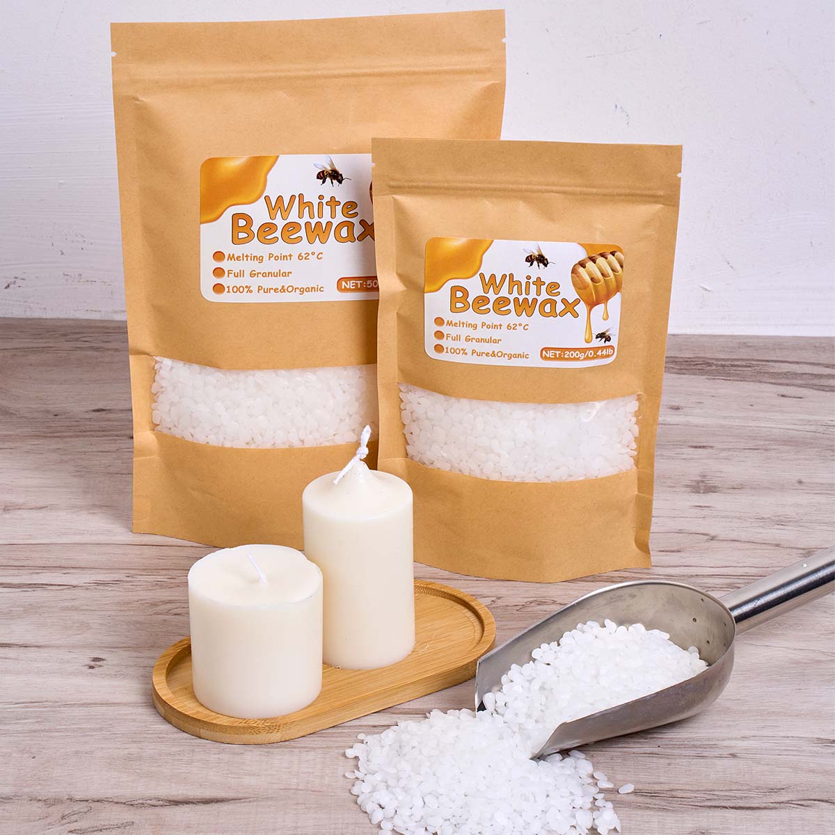 1000g White Beeswax DIY Candle – обзор и цена Candle Supplies To Make Candles